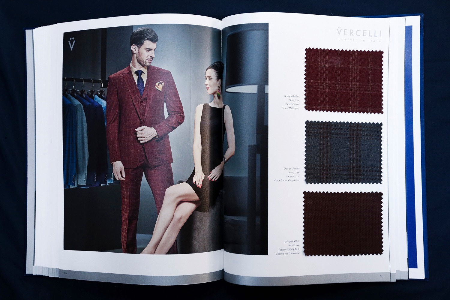 Vercelli Catalogue Suit Fabrics - Mon Amie Veston